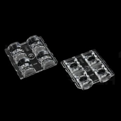 4 in 1 lens 3030 3535 streetlight solar led light lens 30x90 degree