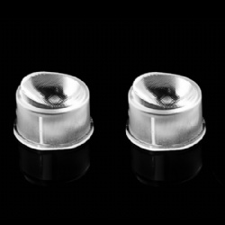 40 degree asymmetric LED lens secondary wallwasher lighting 3535